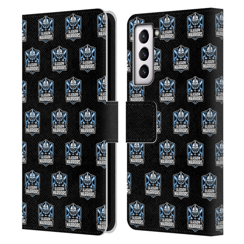 Glasgow Warriors Logo 2 Patterns Leather Book Wallet Case Cover For Samsung Galaxy S21 5G