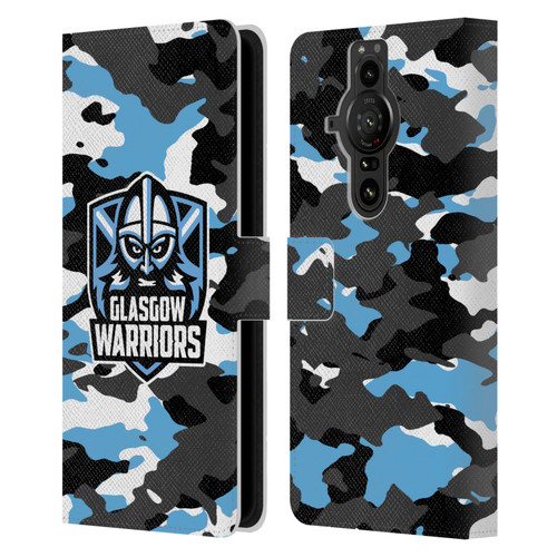 Glasgow Warriors Logo 2 Camouflage Leather Book Wallet Case Cover For Sony Xperia Pro-I