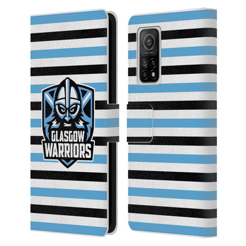 Glasgow Warriors Logo 2 Stripes 2 Leather Book Wallet Case Cover For Xiaomi Mi 10T 5G