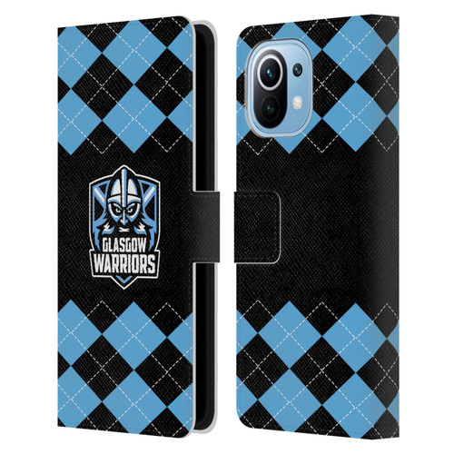 Glasgow Warriors Logo 2 Argyle Leather Book Wallet Case Cover For Xiaomi Mi 11