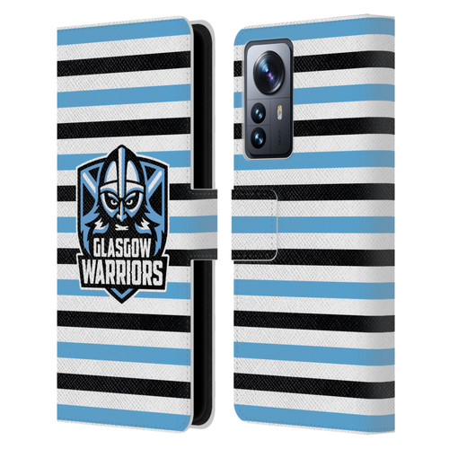 Glasgow Warriors Logo 2 Stripes 2 Leather Book Wallet Case Cover For Xiaomi 12 Pro