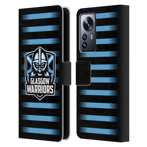 Glasgow Warriors Logo 2 Stripes Leather Book Wallet Case Cover For Xiaomi 12 Pro