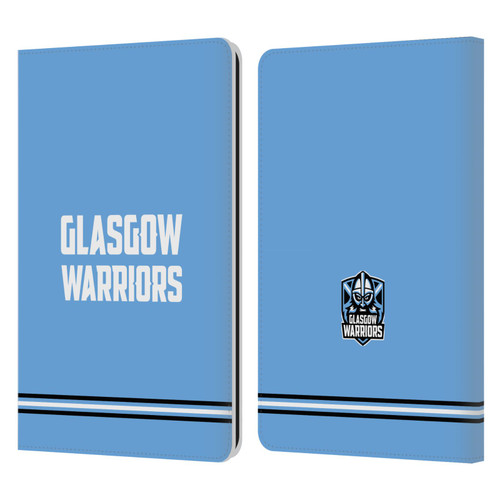Glasgow Warriors Logo Text Type Blue Leather Book Wallet Case Cover For Amazon Kindle Paperwhite 1 / 2 / 3