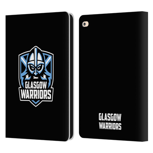 Glasgow Warriors Logo Plain Black Leather Book Wallet Case Cover For Apple iPad Air 2 (2014)