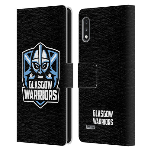 Glasgow Warriors Logo Plain Black Leather Book Wallet Case Cover For LG K22