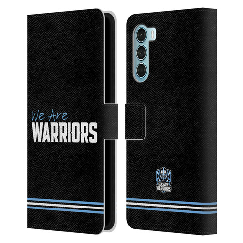 Glasgow Warriors Logo We Are Warriors Leather Book Wallet Case Cover For Motorola Edge S30 / Moto G200 5G