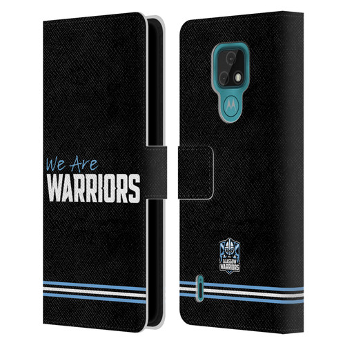 Glasgow Warriors Logo We Are Warriors Leather Book Wallet Case Cover For Motorola Moto E7