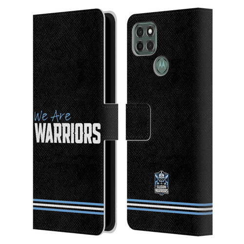 Glasgow Warriors Logo We Are Warriors Leather Book Wallet Case Cover For Motorola Moto G9 Power