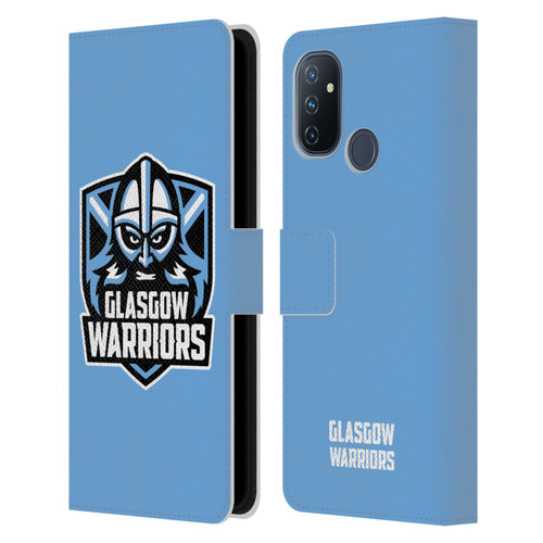 Glasgow Warriors Logo Plain Blue Leather Book Wallet Case Cover For OnePlus Nord N100