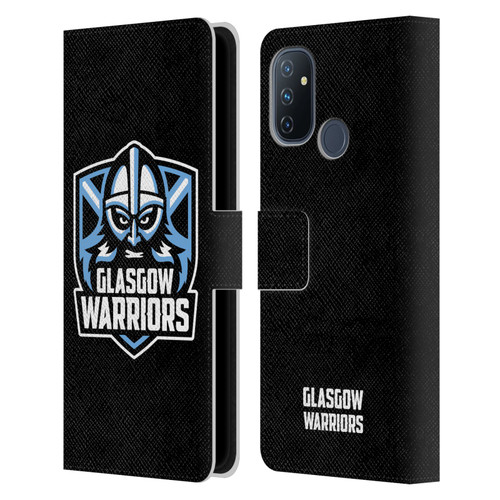 Glasgow Warriors Logo Plain Black Leather Book Wallet Case Cover For OnePlus Nord N100