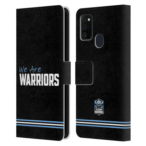 Glasgow Warriors Logo We Are Warriors Leather Book Wallet Case Cover For Samsung Galaxy M30s (2019)/M21 (2020)