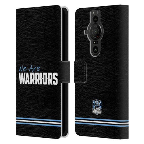 Glasgow Warriors Logo We Are Warriors Leather Book Wallet Case Cover For Sony Xperia Pro-I