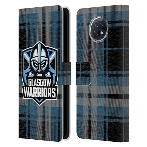 Glasgow Warriors Logo Tartan Leather Book Wallet Case Cover For Xiaomi Redmi Note 9T 5G