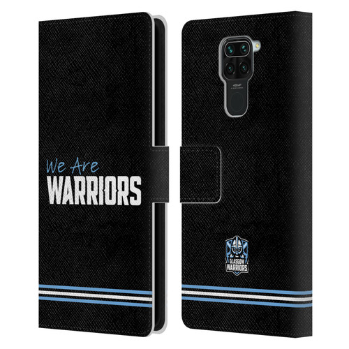 Glasgow Warriors Logo We Are Warriors Leather Book Wallet Case Cover For Xiaomi Redmi Note 9 / Redmi 10X 4G
