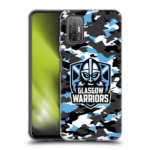 Glasgow Warriors Logo 2 Camouflage Soft Gel Case for HTC Desire 21 Pro 5G