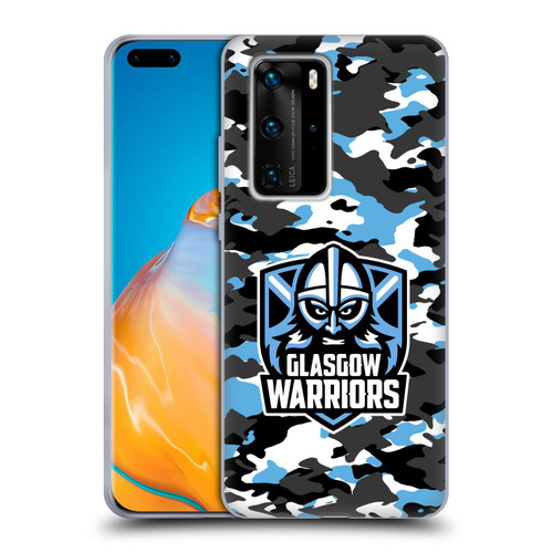 Glasgow Warriors Logo 2 Camouflage Soft Gel Case for Huawei P40 Pro / P40 Pro Plus 5G