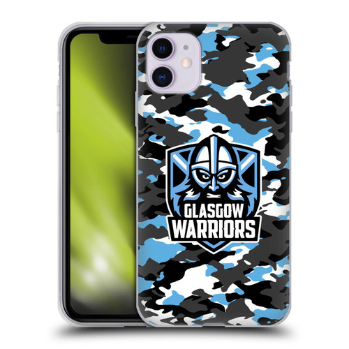 Glasgow Warriors Logo 2 Camouflage Soft Gel Case for Apple iPhone 11