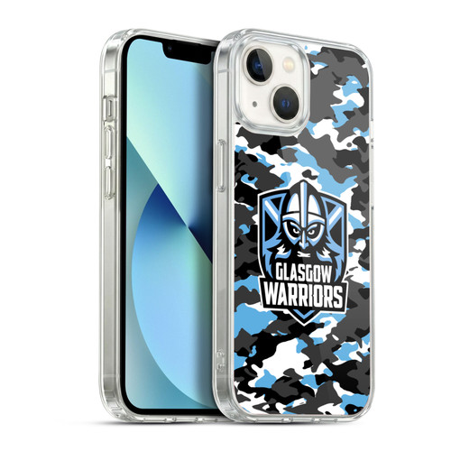 Glasgow Warriors Logo 2 Camouflage Soft Gel Case for Apple iPhone 13
