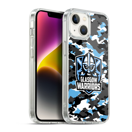 Glasgow Warriors Logo 2 Camouflage Soft Gel Case for Apple iPhone 14