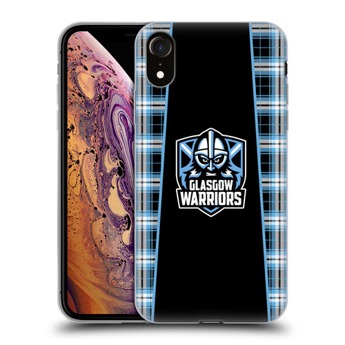 Glasgow Warriors Logo 2 Tartan Soft Gel Case for Apple iPhone XR