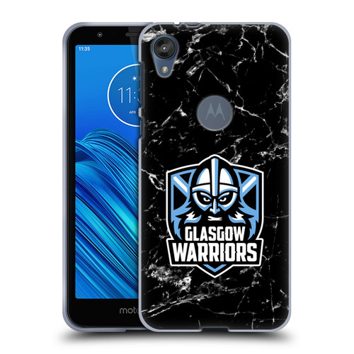 Glasgow Warriors Logo 2 Marble Soft Gel Case for Motorola Moto E6