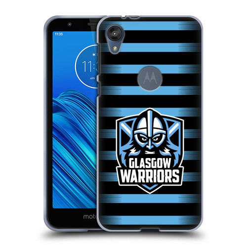 Glasgow Warriors Logo 2 Stripes Soft Gel Case for Motorola Moto E6