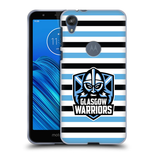 Glasgow Warriors Logo 2 Stripes 2 Soft Gel Case for Motorola Moto E6