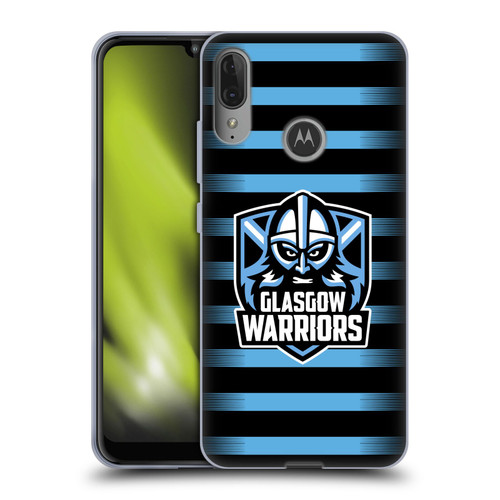 Glasgow Warriors Logo 2 Stripes Soft Gel Case for Motorola Moto E6 Plus
