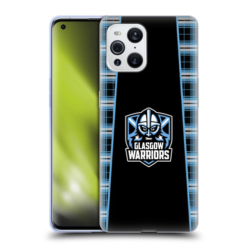 Glasgow Warriors Logo 2 Tartan Soft Gel Case for OPPO Find X3 / Pro