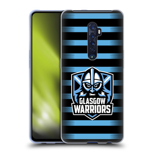 Glasgow Warriors Logo 2 Stripes Soft Gel Case for OPPO Reno 2