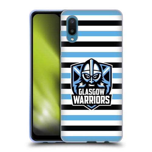Glasgow Warriors Logo 2 Stripes 2 Soft Gel Case for Samsung Galaxy A02/M02 (2021)
