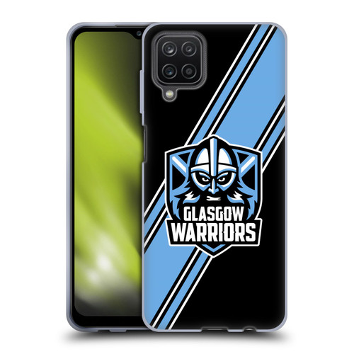 Glasgow Warriors Logo 2 Diagonal Stripes Soft Gel Case for Samsung Galaxy A12 (2020)