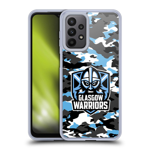 Glasgow Warriors Logo 2 Camouflage Soft Gel Case for Samsung Galaxy A23 / 5G (2022)