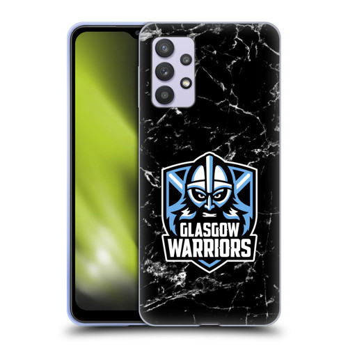 Glasgow Warriors Logo 2 Marble Soft Gel Case for Samsung Galaxy A32 5G / M32 5G (2021)