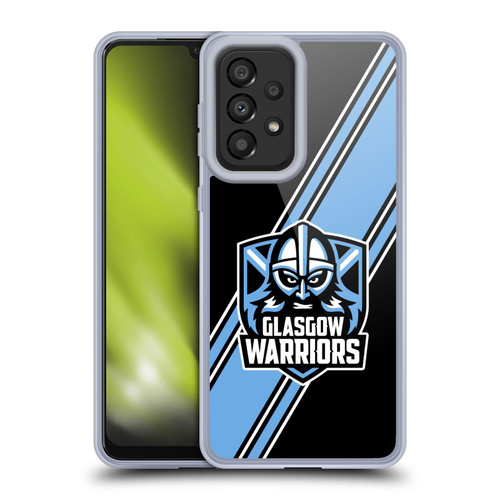 Glasgow Warriors Logo 2 Diagonal Stripes Soft Gel Case for Samsung Galaxy A33 5G (2022)