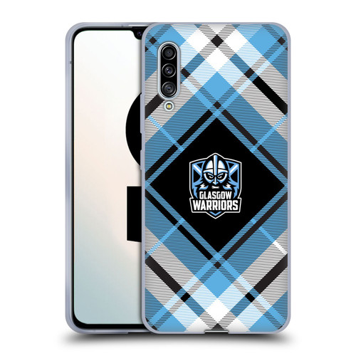 Glasgow Warriors Logo 2 Diagonal Tartan Soft Gel Case for Samsung Galaxy A90 5G (2019)