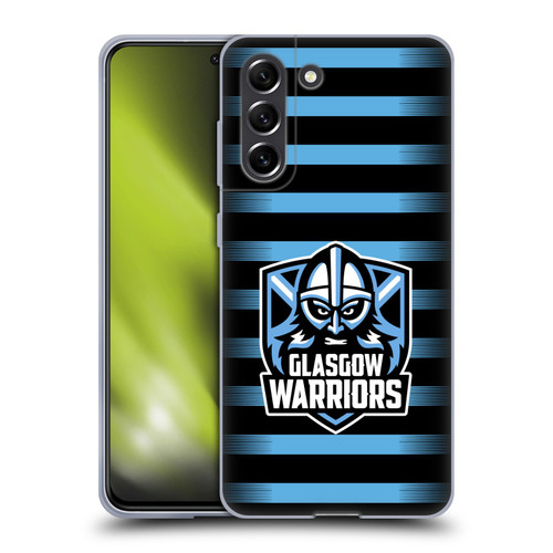 Glasgow Warriors Logo 2 Stripes Soft Gel Case for Samsung Galaxy S21 FE 5G