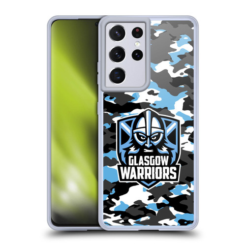 Glasgow Warriors Logo 2 Camouflage Soft Gel Case for Samsung Galaxy S21 Ultra 5G