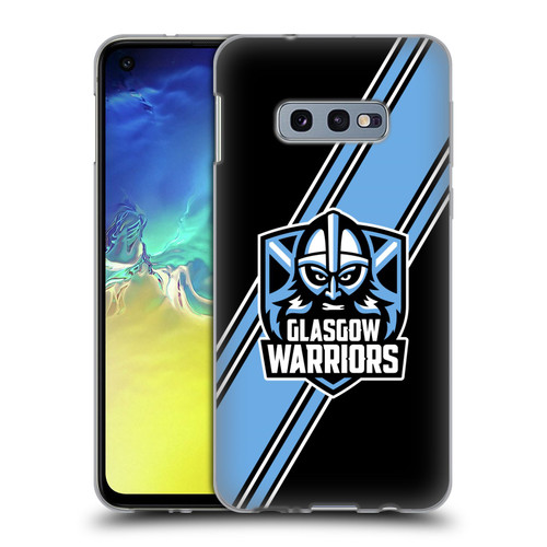 Glasgow Warriors Logo 2 Diagonal Stripes Soft Gel Case for Samsung Galaxy S10e