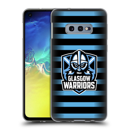 Glasgow Warriors Logo 2 Stripes Soft Gel Case for Samsung Galaxy S10e