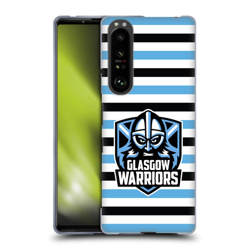 Glasgow Warriors Logo 2 Stripes 2 Soft Gel Case for Sony Xperia 1 III