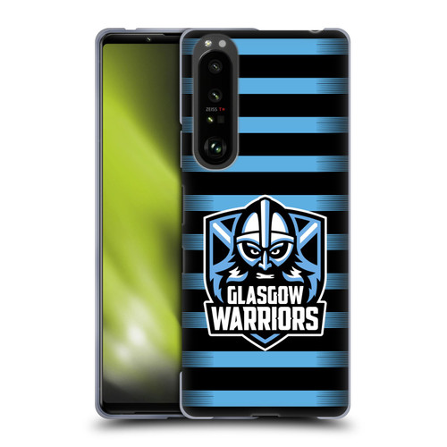Glasgow Warriors Logo 2 Stripes Soft Gel Case for Sony Xperia 1 III