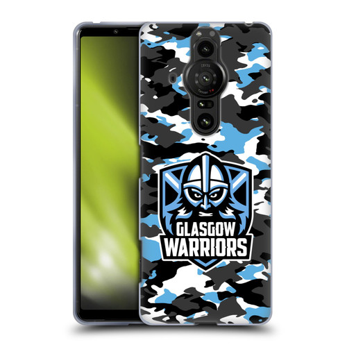 Glasgow Warriors Logo 2 Camouflage Soft Gel Case for Sony Xperia Pro-I