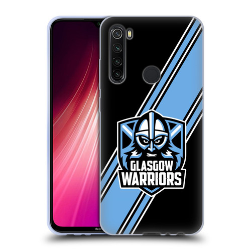 Glasgow Warriors Logo 2 Diagonal Stripes Soft Gel Case for Xiaomi Redmi Note 8T