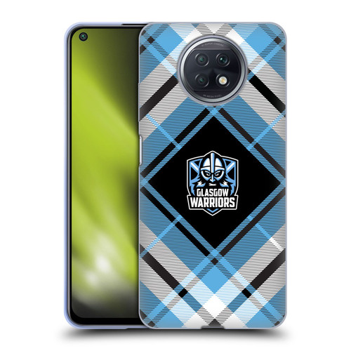 Glasgow Warriors Logo 2 Diagonal Tartan Soft Gel Case for Xiaomi Redmi Note 9T 5G