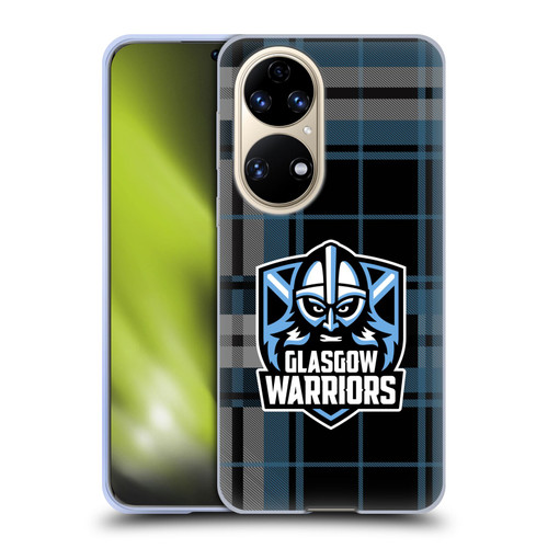 Glasgow Warriors Logo Tartan Soft Gel Case for Huawei P50