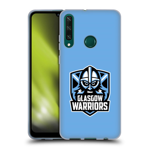 Glasgow Warriors Logo Plain Blue Soft Gel Case for Huawei Y6p