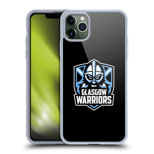 Glasgow Warriors Logo Plain Black Soft Gel Case for Apple iPhone 11 Pro Max