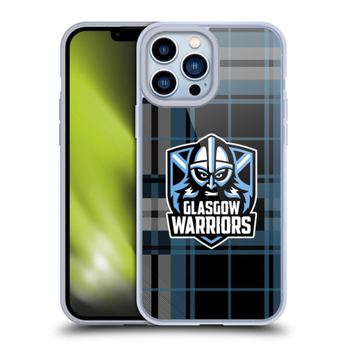 Glasgow Warriors Logo Tartan Soft Gel Case for Apple iPhone 13 Pro Max
