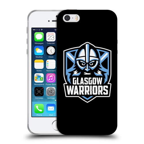 Glasgow Warriors Logo Plain Black Soft Gel Case for Apple iPhone 5 / 5s / iPhone SE 2016